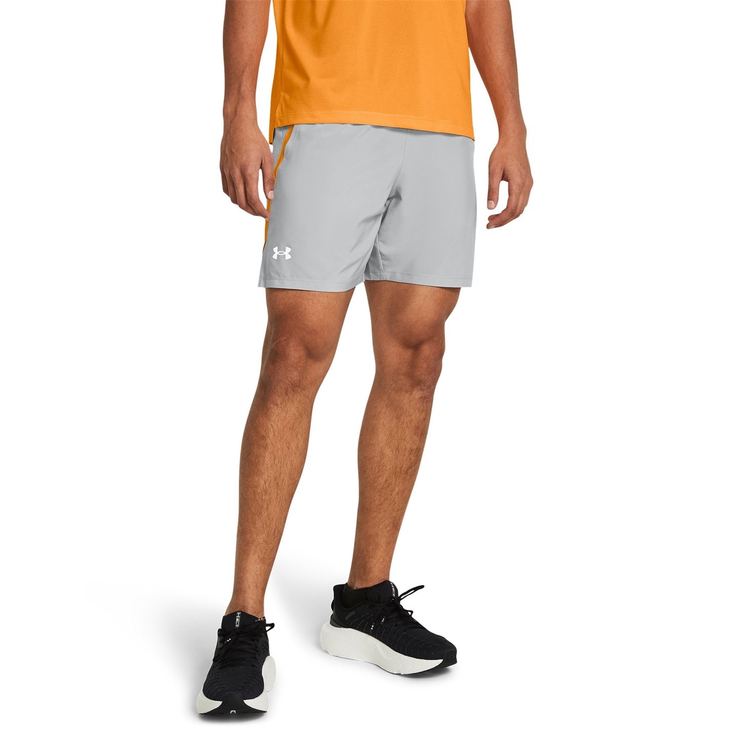 Pantaloni scurti Under ARMOUR UA Launch 2-in-1 7 pentru Barbati gri