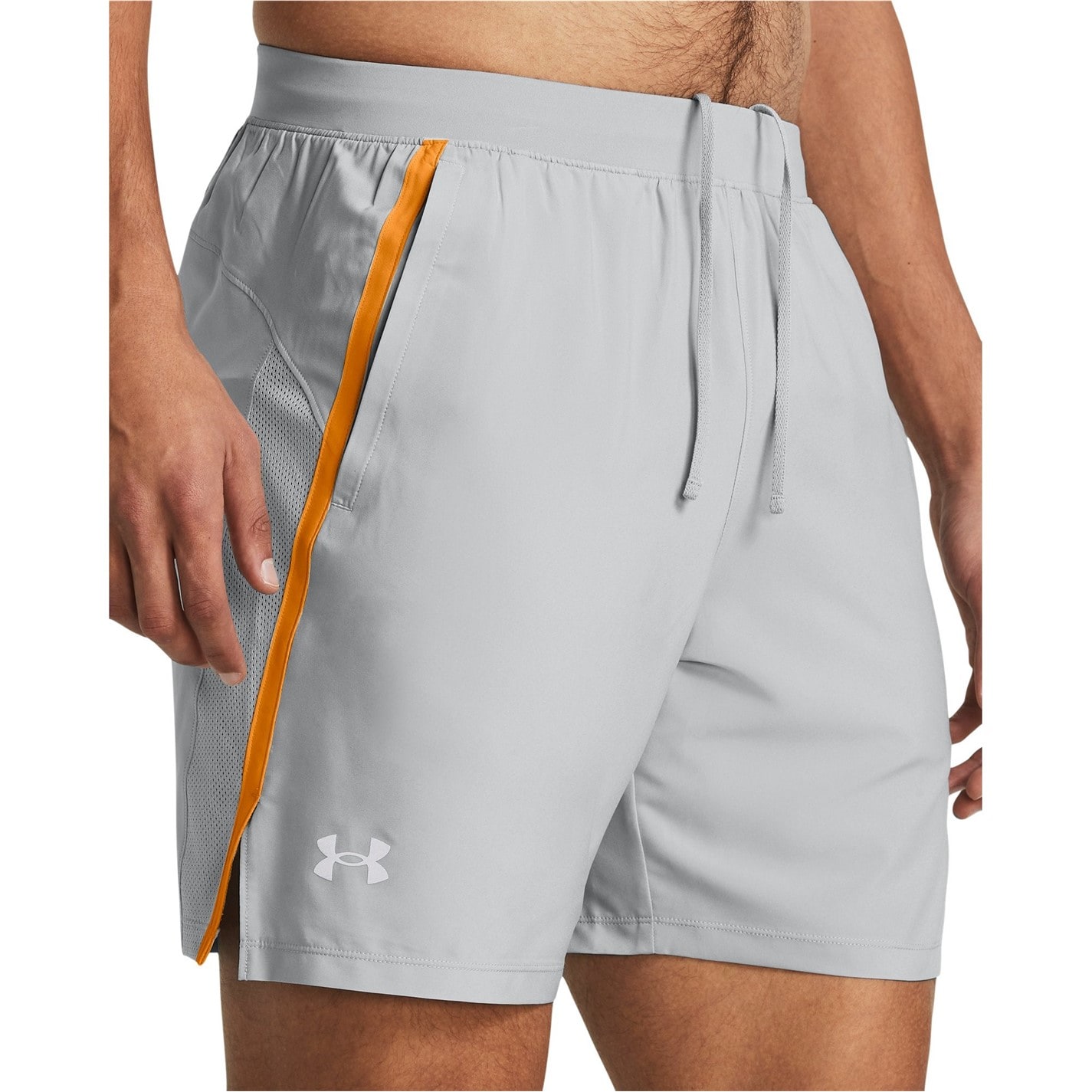 Pantaloni scurti Under ARMOUR UA Launch 2-in-1 7 pentru Barbati gri