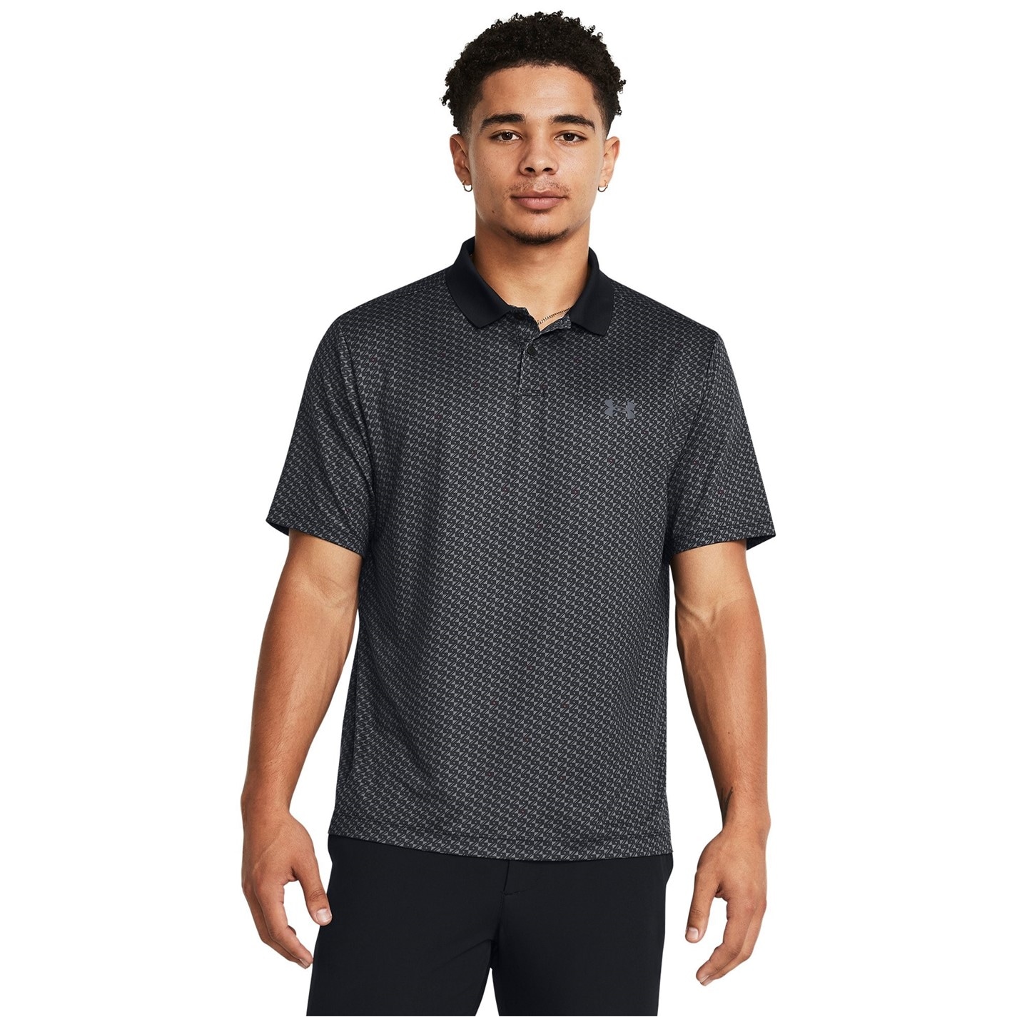 Under Armour Perf 3.0 Printed Polo negru