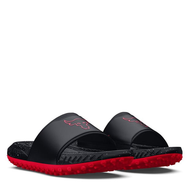 Under Armour Rock 3 UFC Slide pentru barbati negru