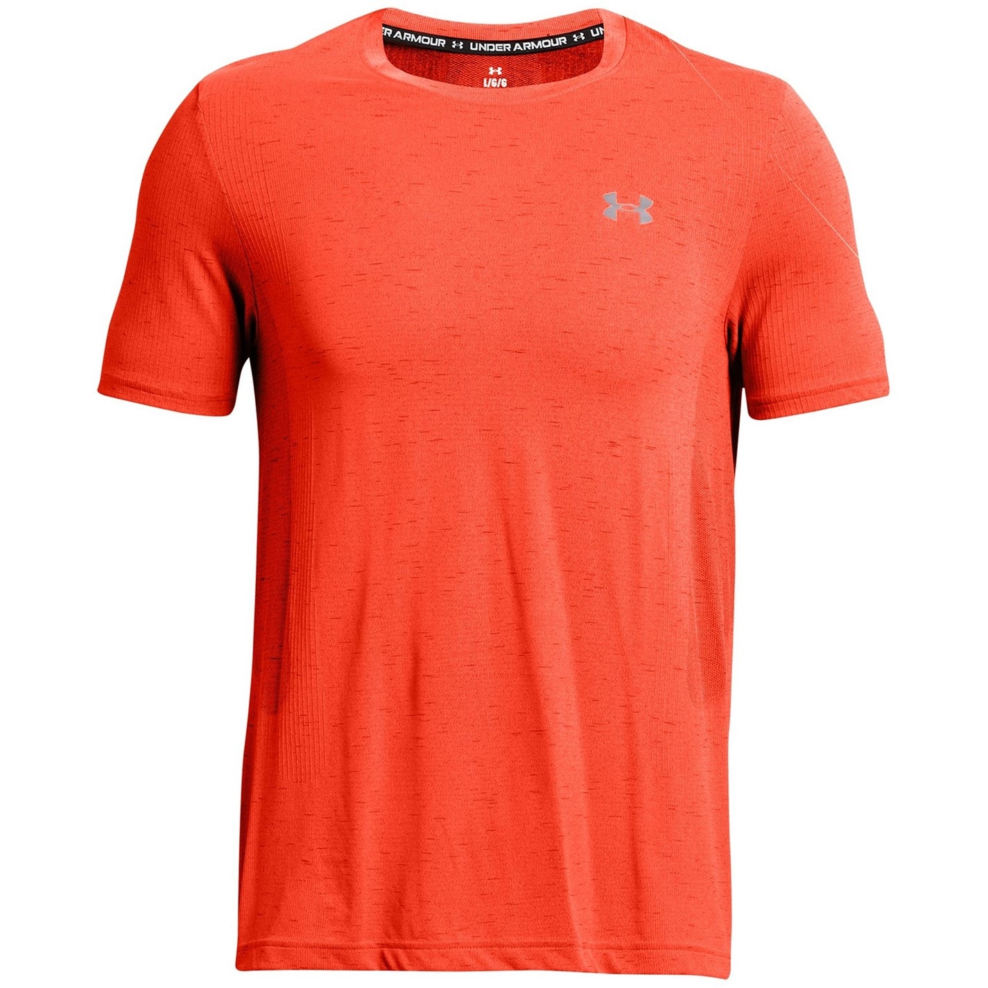 Under ARMOUR UA Vanish Seamless maneca scurta pentru Barbati portocaliu