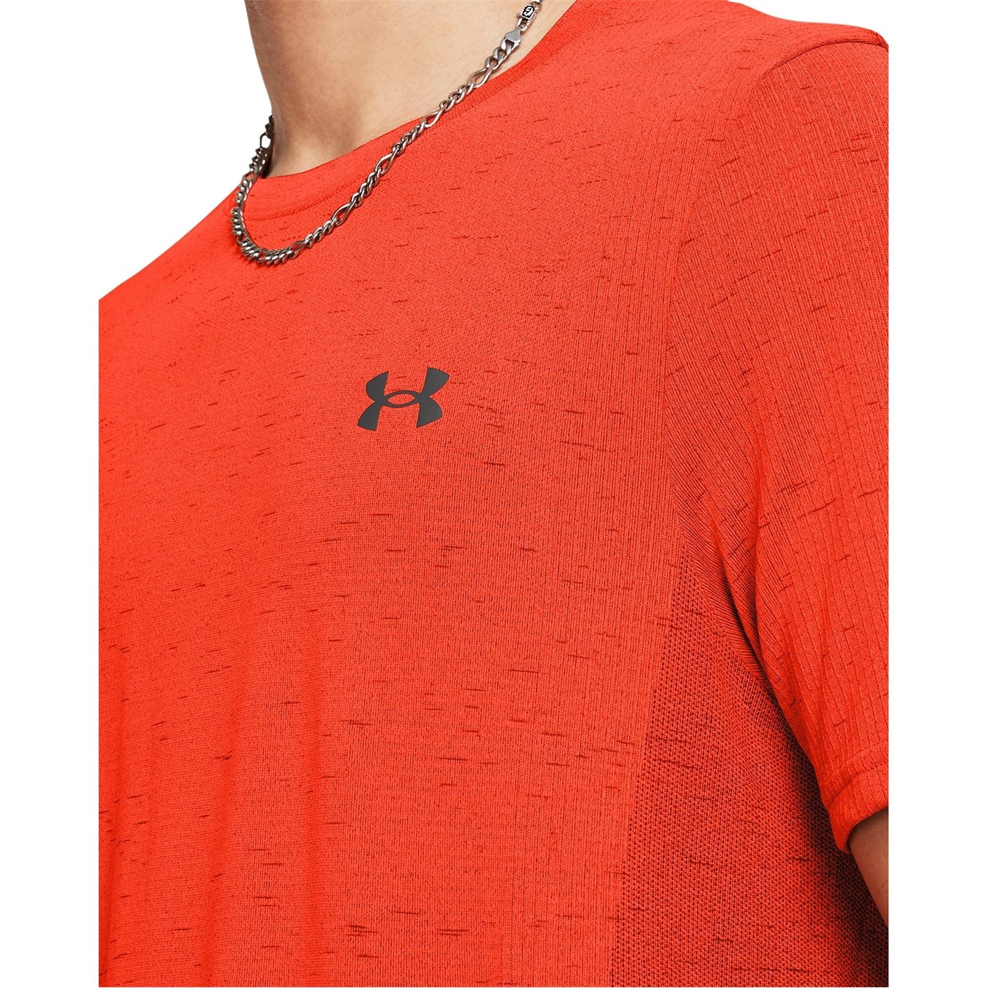 Under ARMOUR UA Vanish Seamless maneca scurta pentru Barbati portocaliu