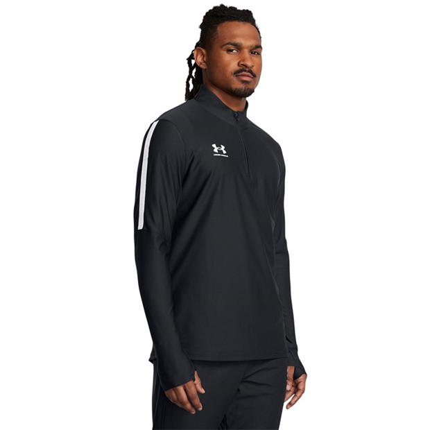 Under ARMOUR Ua MS Ch. Pro quarter cu fermoar Drill Top pentru Barbati negru alb