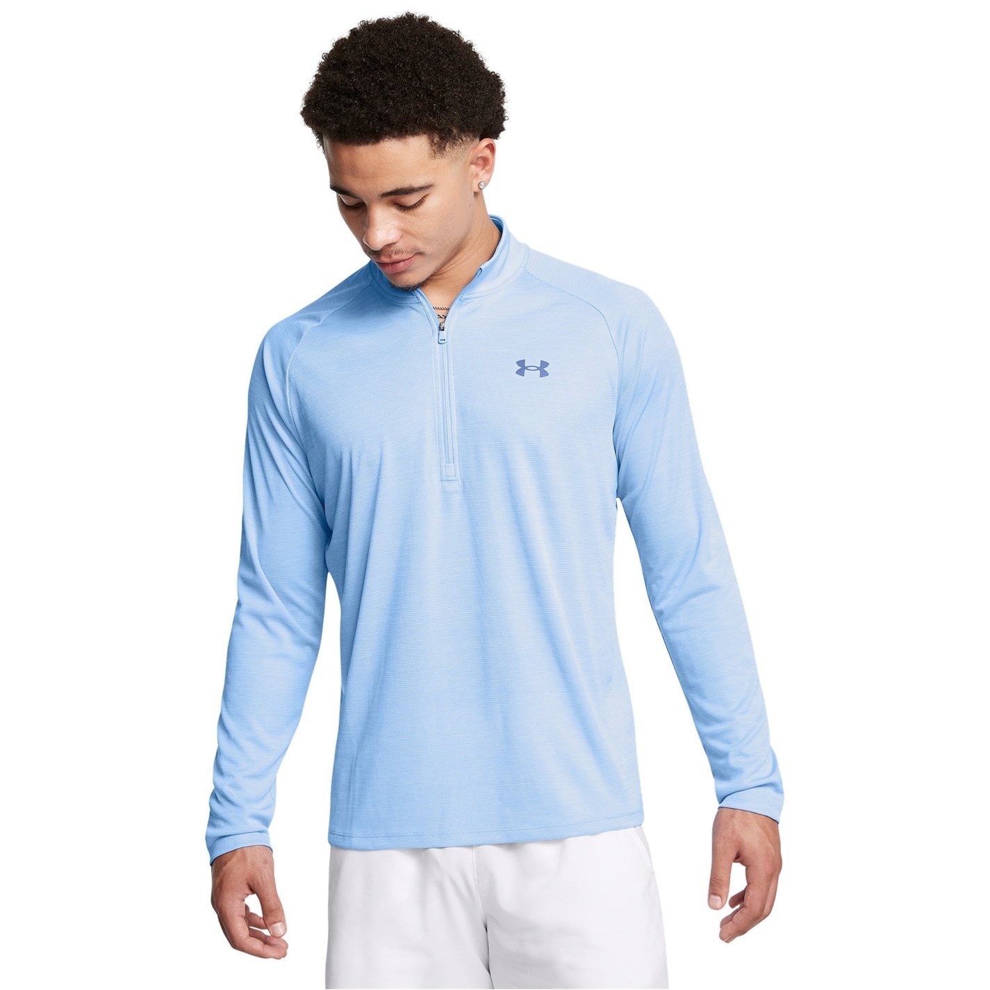 Under ARMOUR UA Tech™ ½ cu fermoar cu Maneca Lunga pentru Barbati horizon albastru