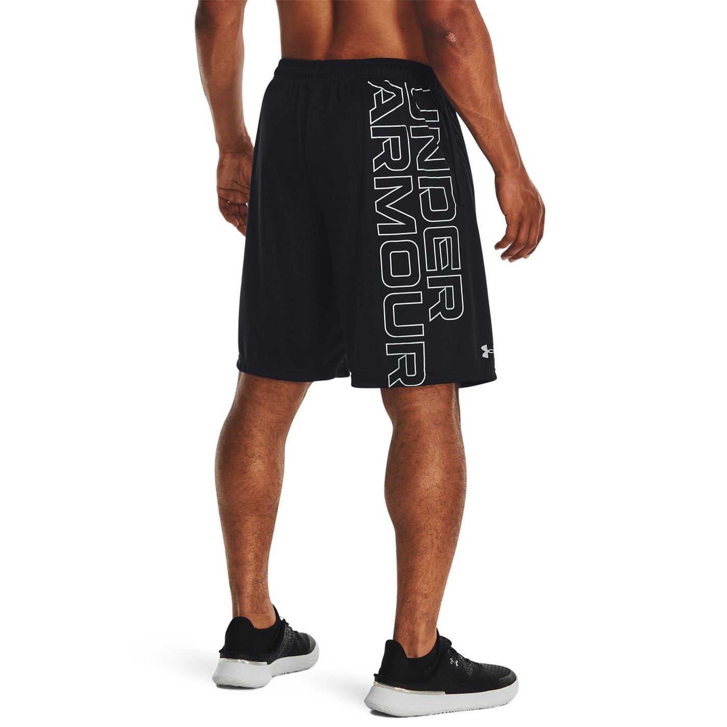 Under ARMOUR Ua Tech Wm imprimeu Graphic Short sala pentru Barbati negru