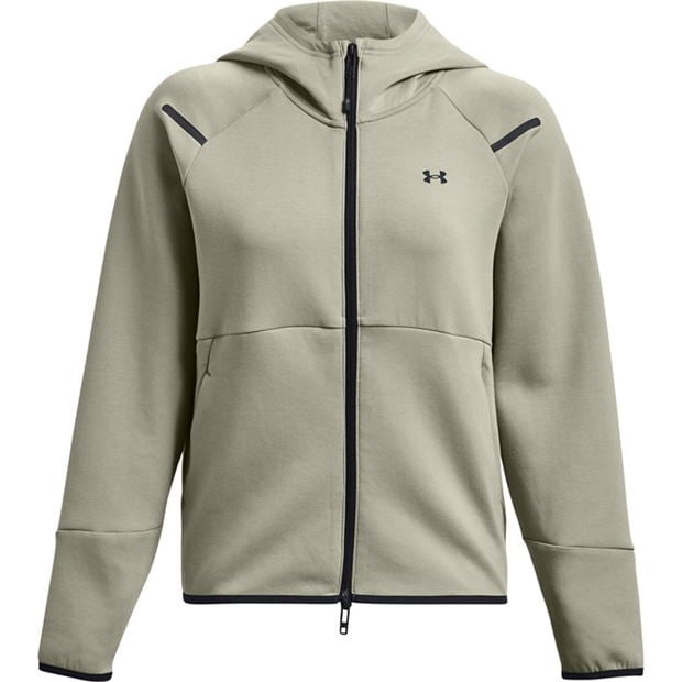 Under Armour Unstoppabl Flc Fz femei verde