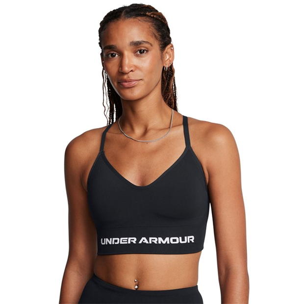 Under ARMOUR Vanish Seamless Low Bra Impact Sports pentru femei negru