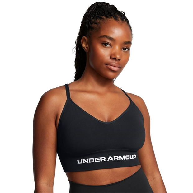 Under ARMOUR Vanish Seamless Low Bra Impact Sports pentru femei negru