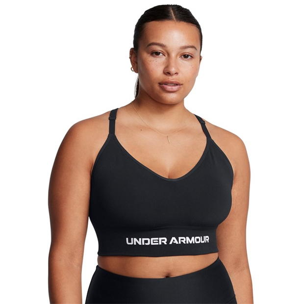 Under ARMOUR Vanish Seamless Low Bra Impact Sports pentru femei negru