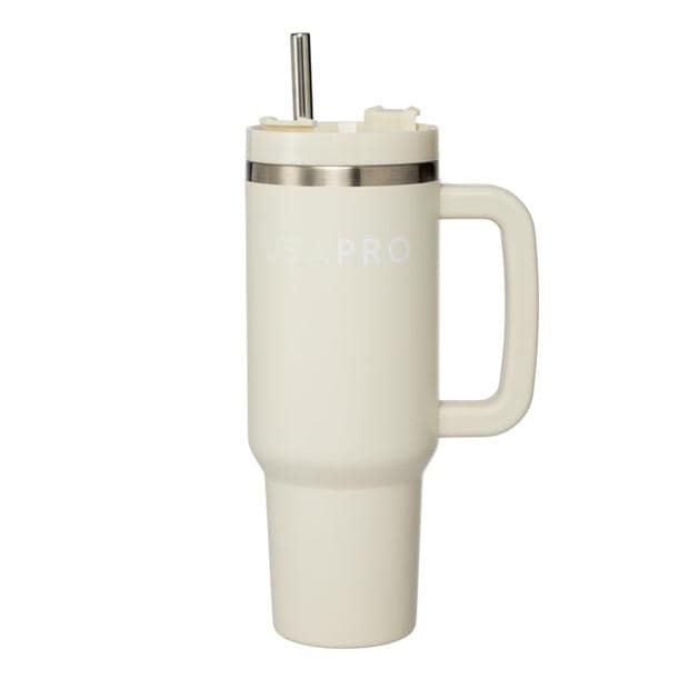 USA Pro Stainless Steel Travel Cup crem