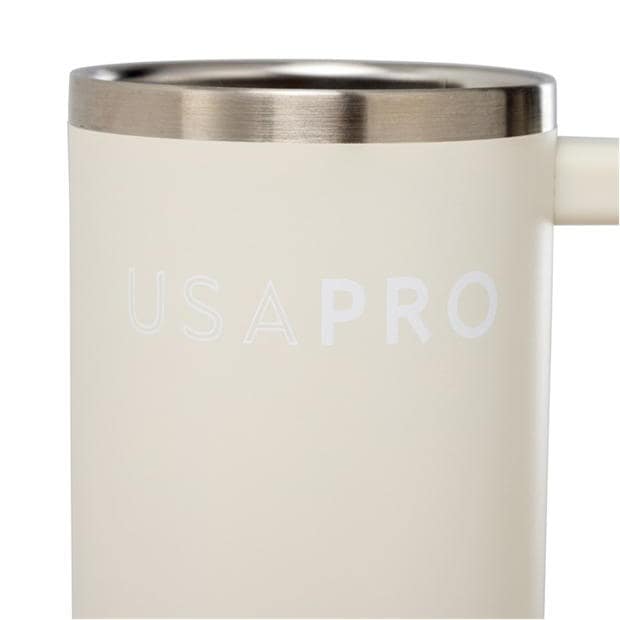 USA Pro Stainless Steel Travel Cup crem