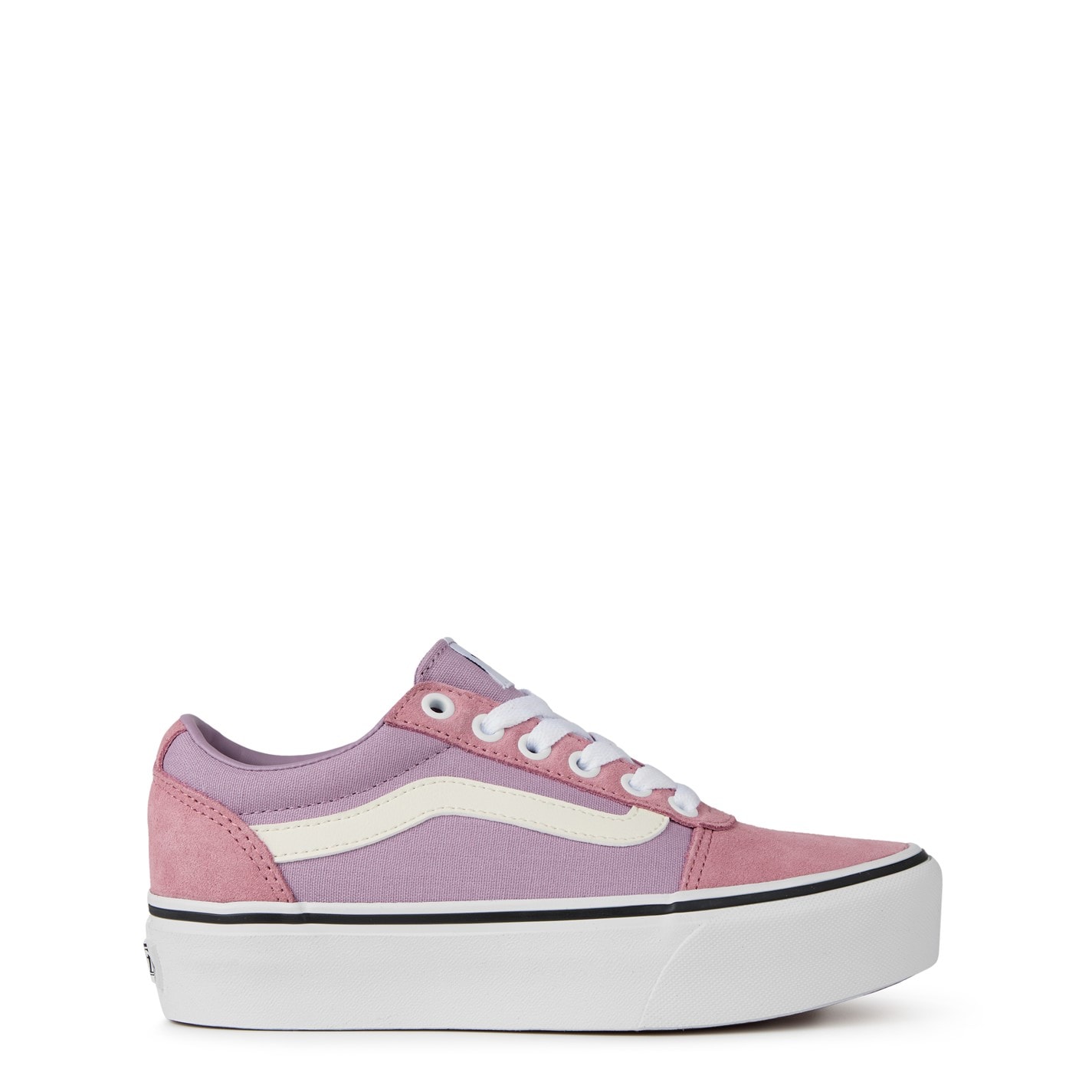 Vans Ward Platform pentru femei roz multicolor