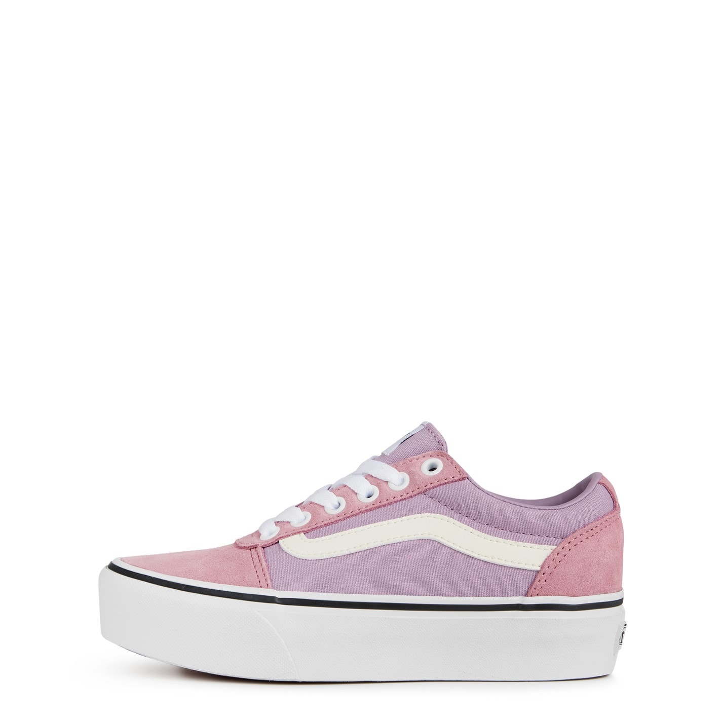 Vans Ward Platform pentru femei roz multicolor