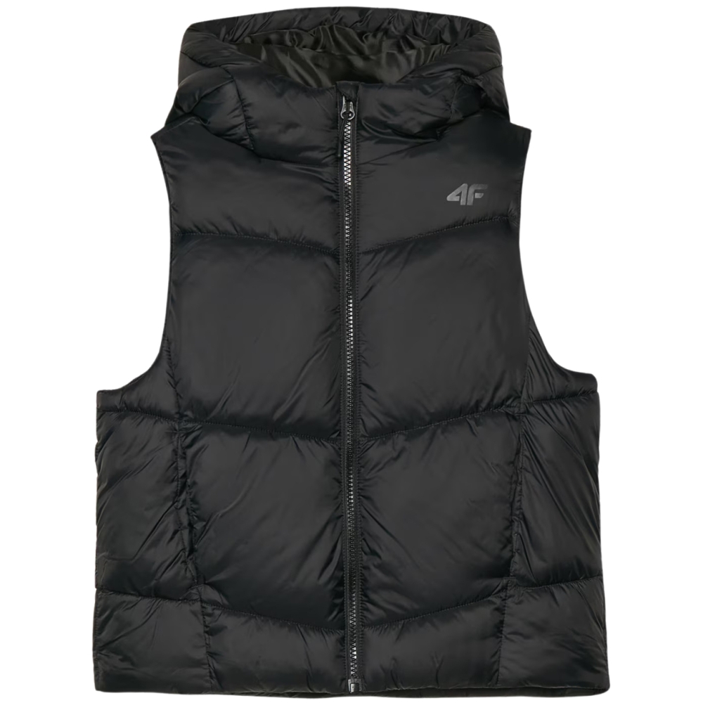 Vest for 4F F129 negru intens 4FJWAW24TVJAF129 20S pentru fete