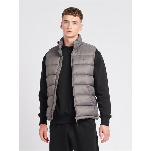 Veste Jack Wills Kershaw Lightweight Puffer gri