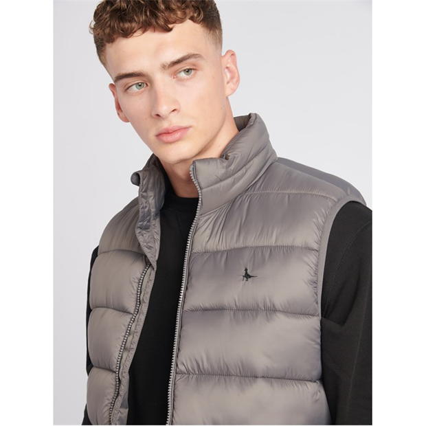 Veste Jack Wills Kershaw Lightweight Puffer gri