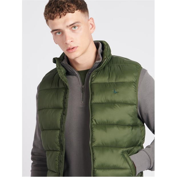 Veste Jack Wills Kershaw Lightweight Puffer kombu verde