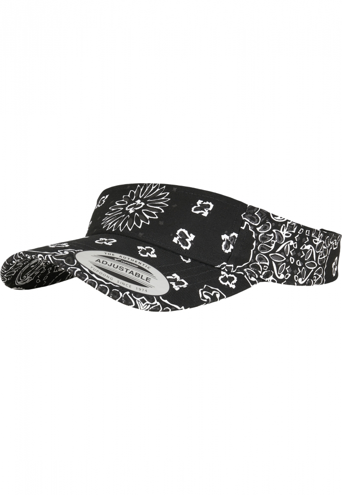 Visor Bandana Print negru Flexfit