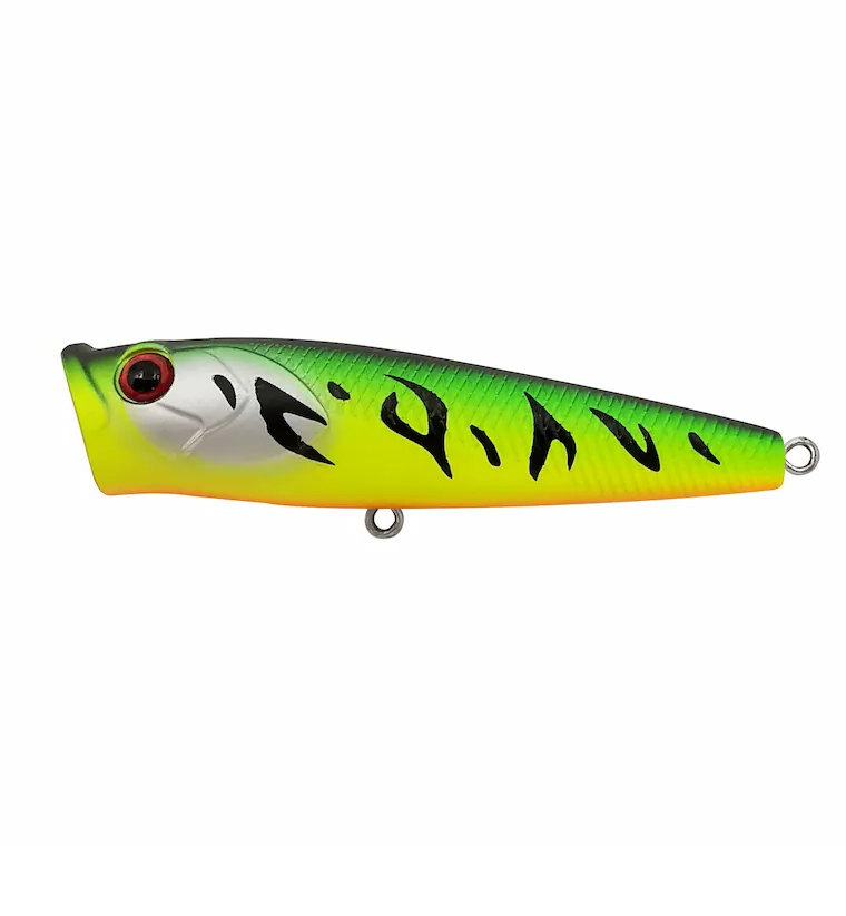 VOBLER BURPY POPPER 6,5CM 6,3G FIRE T marime 10 MUSTAD