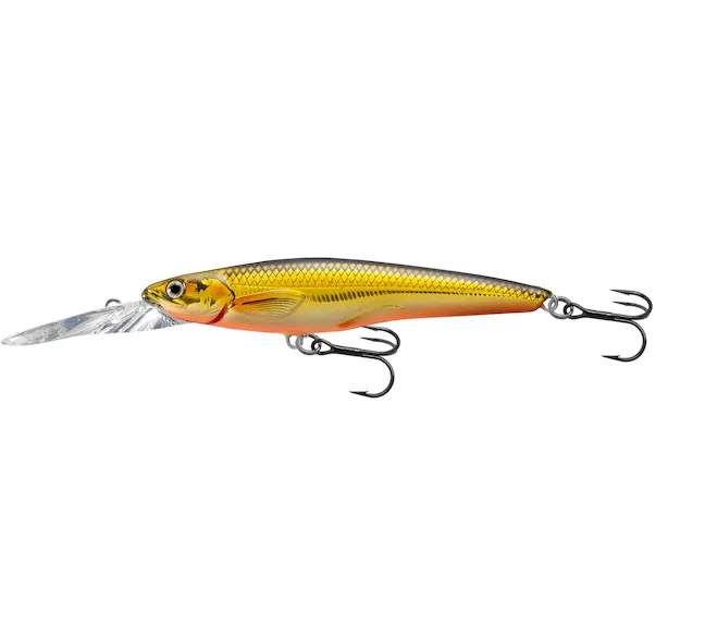 VOBLER RAINBOW SMELT JERKBAIT 11,5CM 18G GOLD portocaliu LIVE TARGET