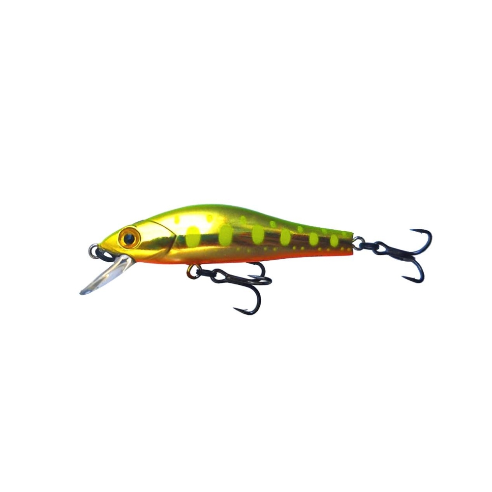 VOBLER SCURRY MINNOW 55S 5,5CM 5G galben TROUT marime 12 MUSTAD