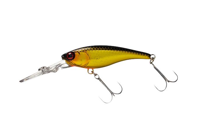 VOBLER SOUL SHAD 58SR SP 5,8CM 5G HL GOLD & negru marime 8 JACKALL