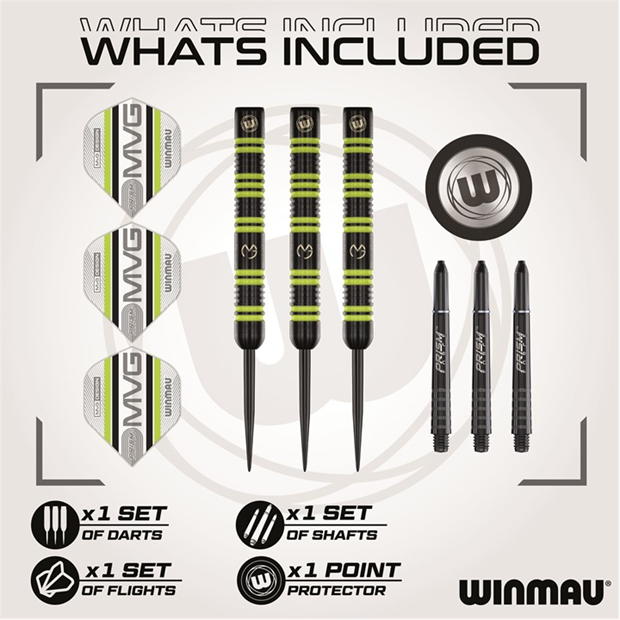 Winmau MVG Pro Series 00 negru verde