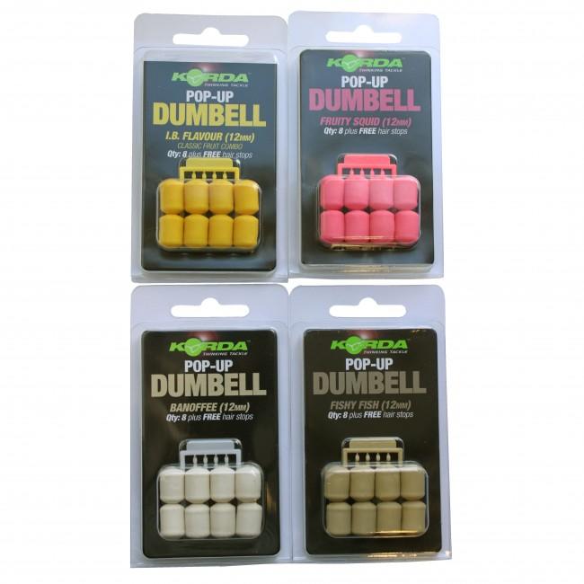 XX PELETE KORDA ARTIF POP-UP DUMBELL 12MM FISH 8B PL