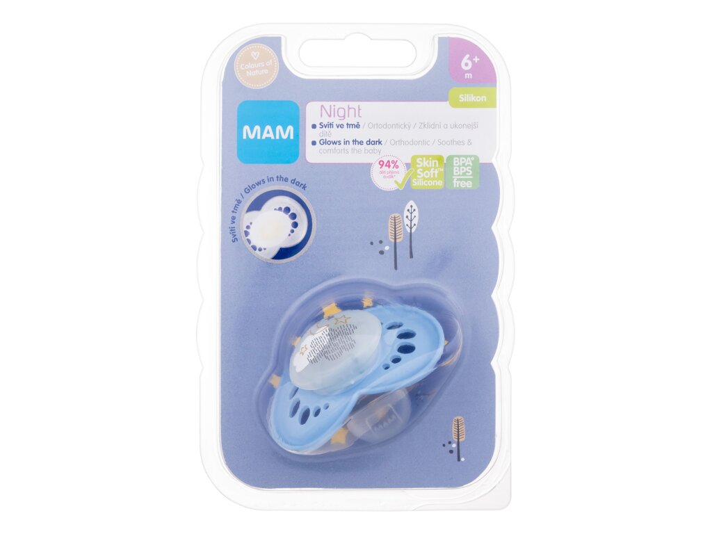 Night Silicone Pacifier 6m+ Sky - MAM Apa de parfum